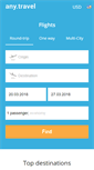Mobile Screenshot of any.travel